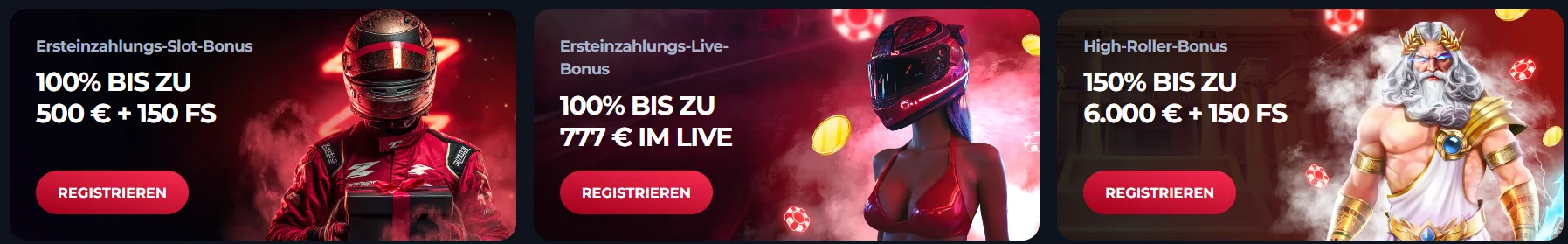 Winorio Casino Boni und Aktionen